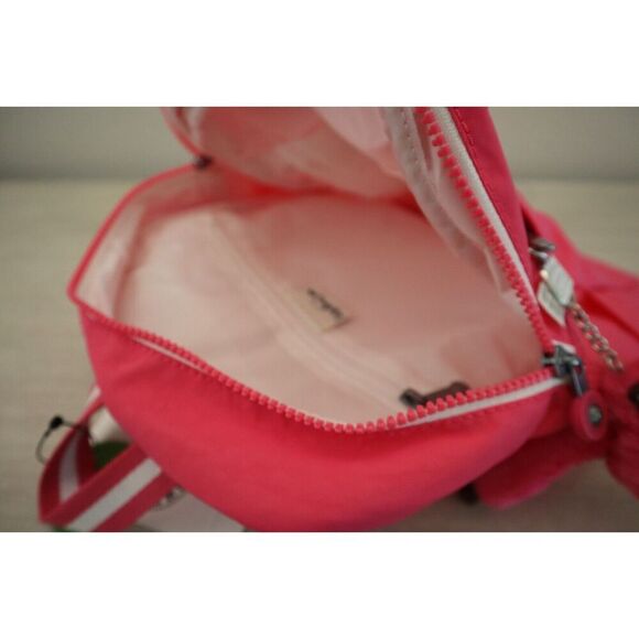 Kipling KIB8F0-6NK Women's Small Flashy Pink Ferris Backpack - Picture 5 of 12